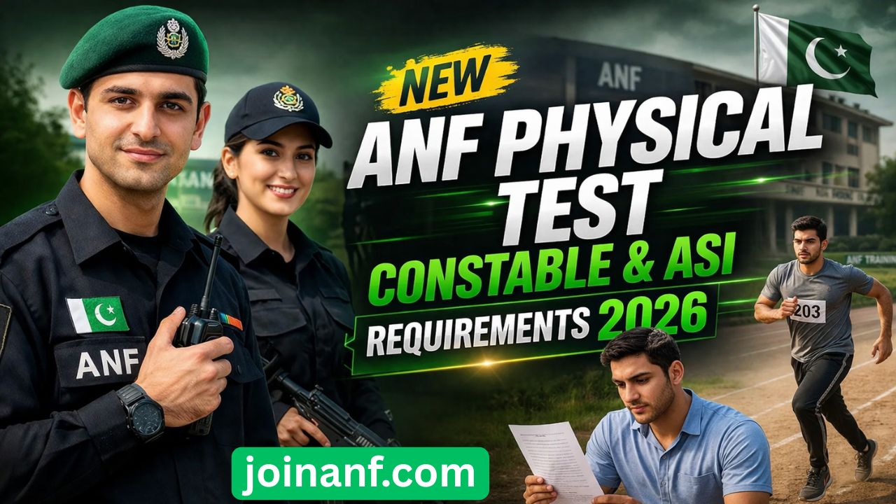 ANF Constable ASI Physical Test Details