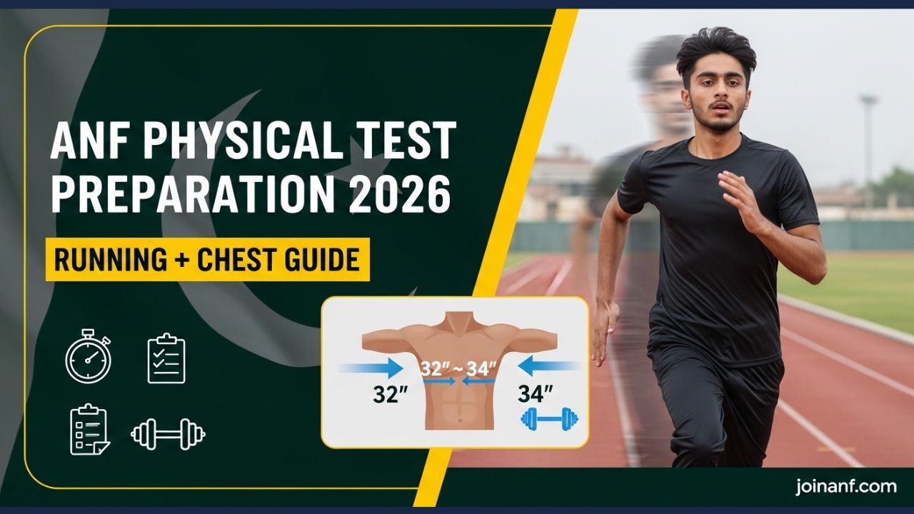 ANF Physical Test Preparation Tips at Home Pakistan