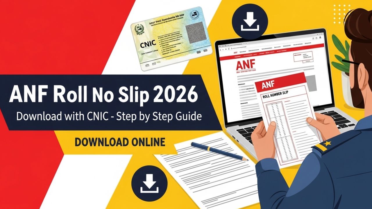 ANF Roll Number Slip 2026