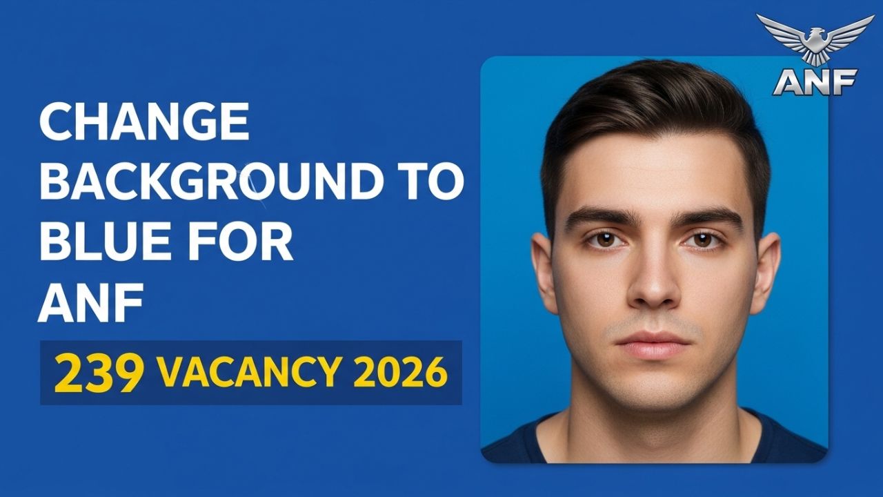 How To Change Background to Blue - ANF 239 Vacancy 2026