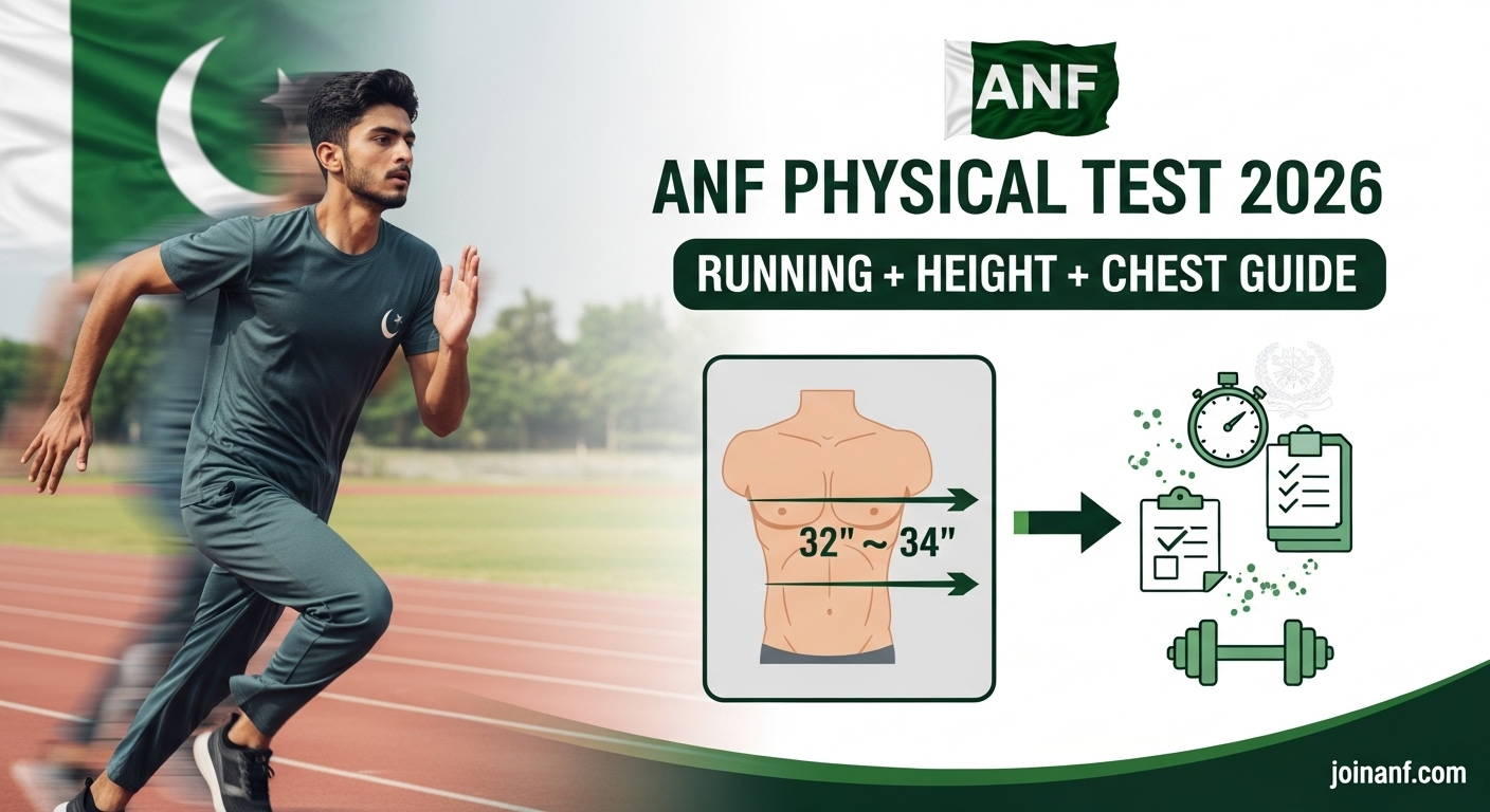 ANF Physical Test Preparation Tips at Home Pakistan